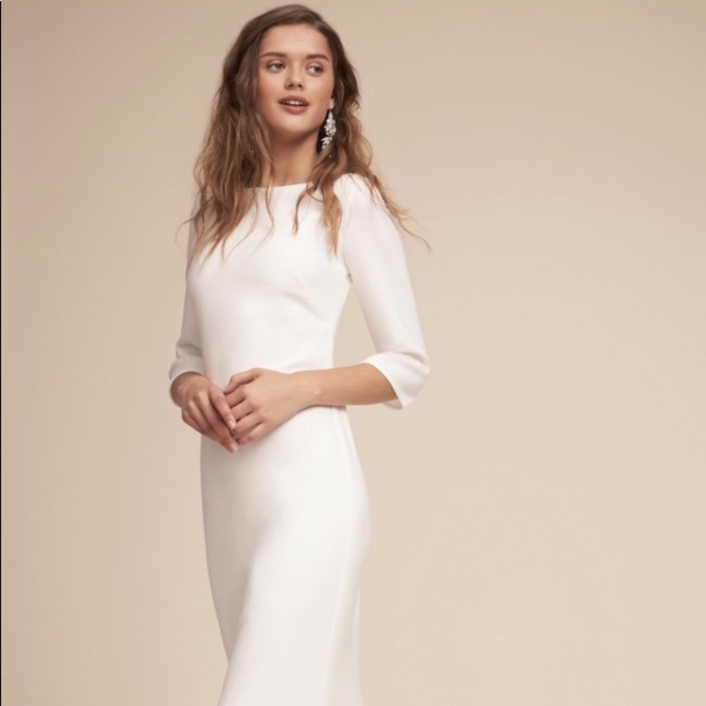 Amy Kuschel Bacall wedding gown from BHLDN